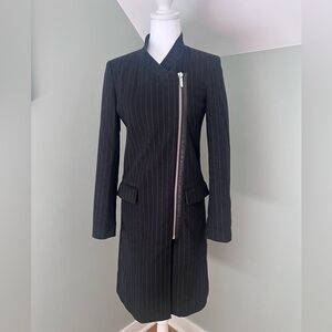 Michael Kors Black Asymmetrical long jacket